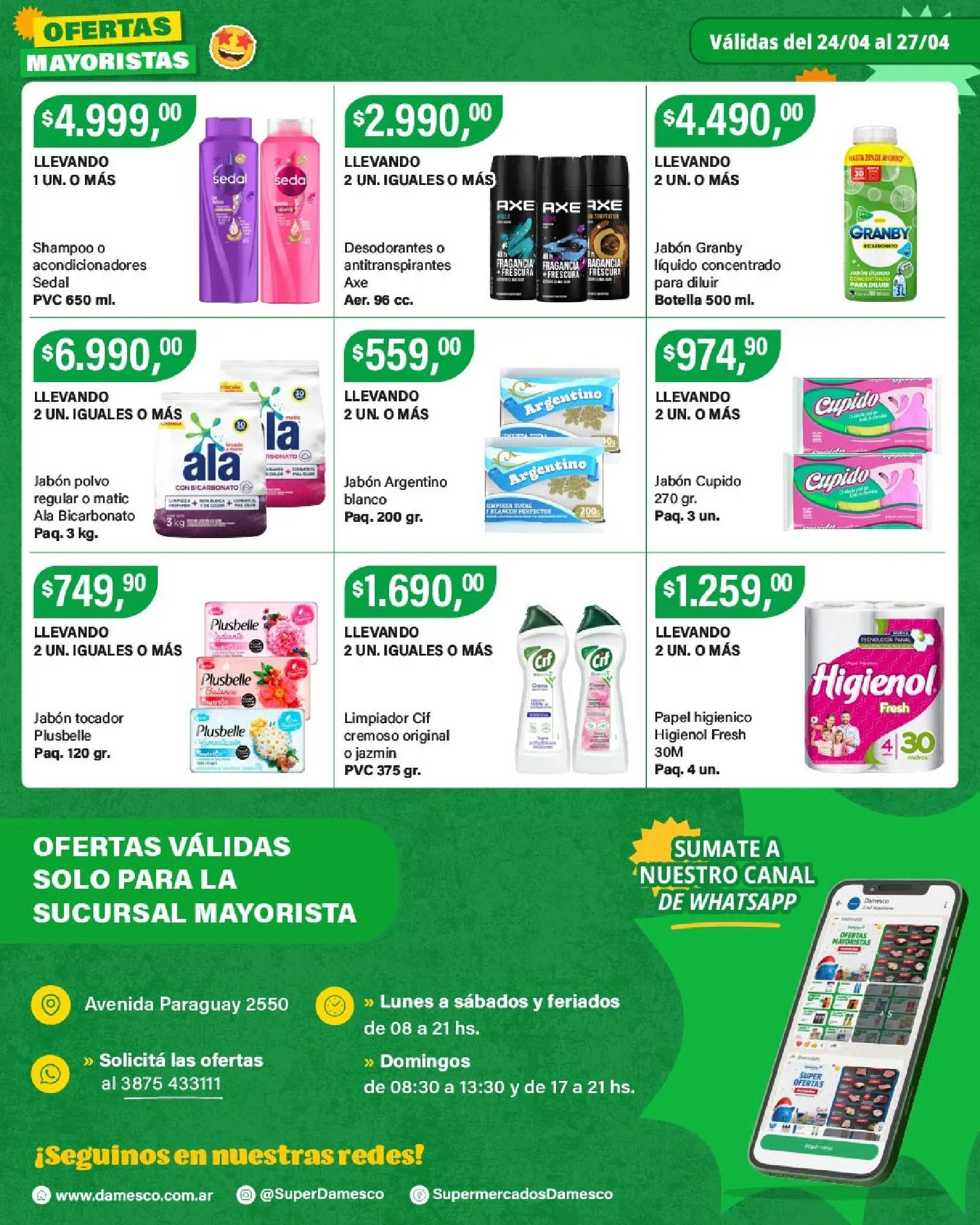 Ofertas de Ofertas Damesco 24 de abril al 27 de abril 2026 - Página 8 del catálogo
