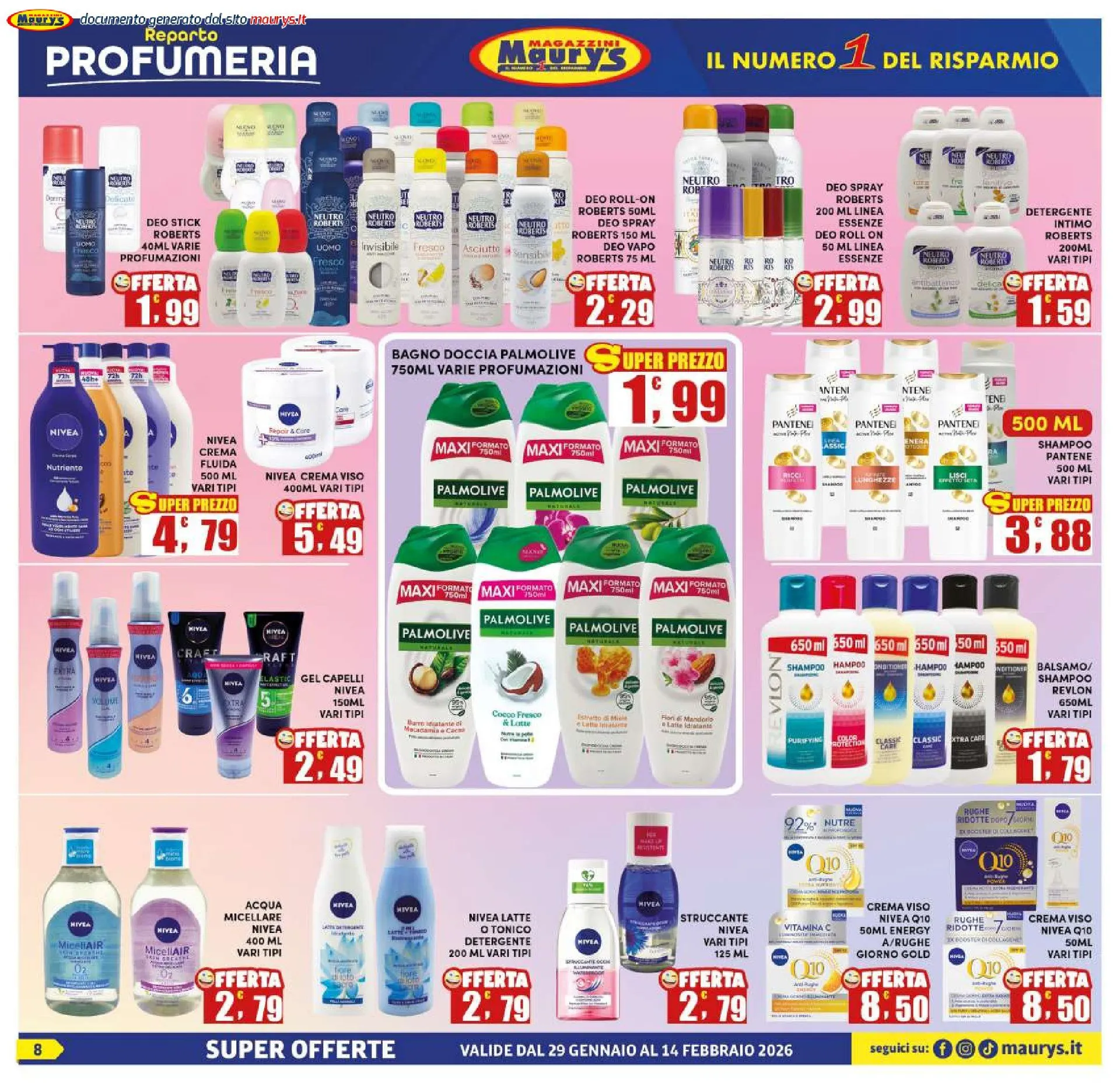 Maury's Volantino da 29 gennaio a 14 febbraio di 2026 - Pagina del volantino 8