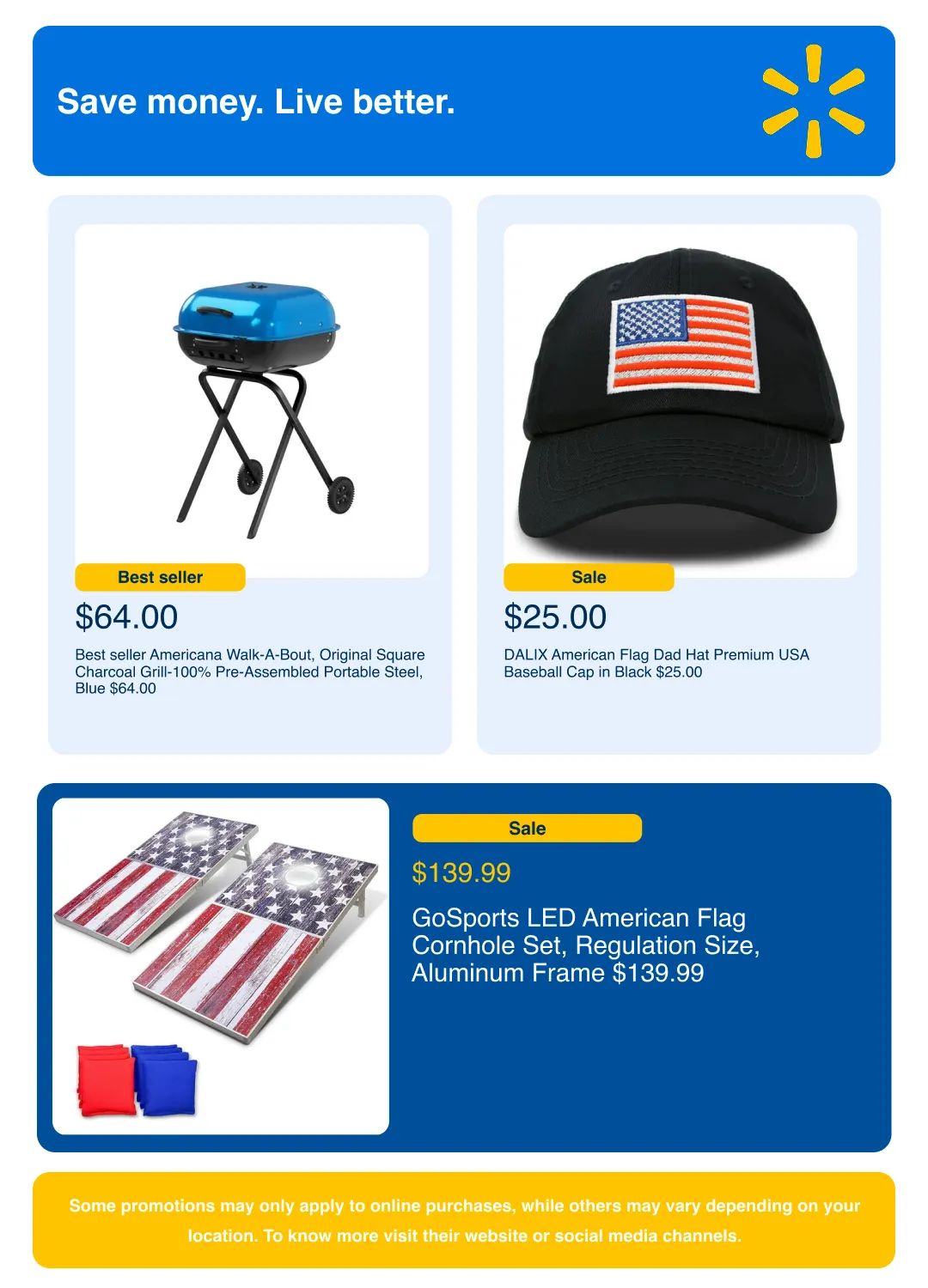 Weekly promotion Walmart Sales spanning from May 22 to June 10 2026 - Page 8 for Catalogue 365