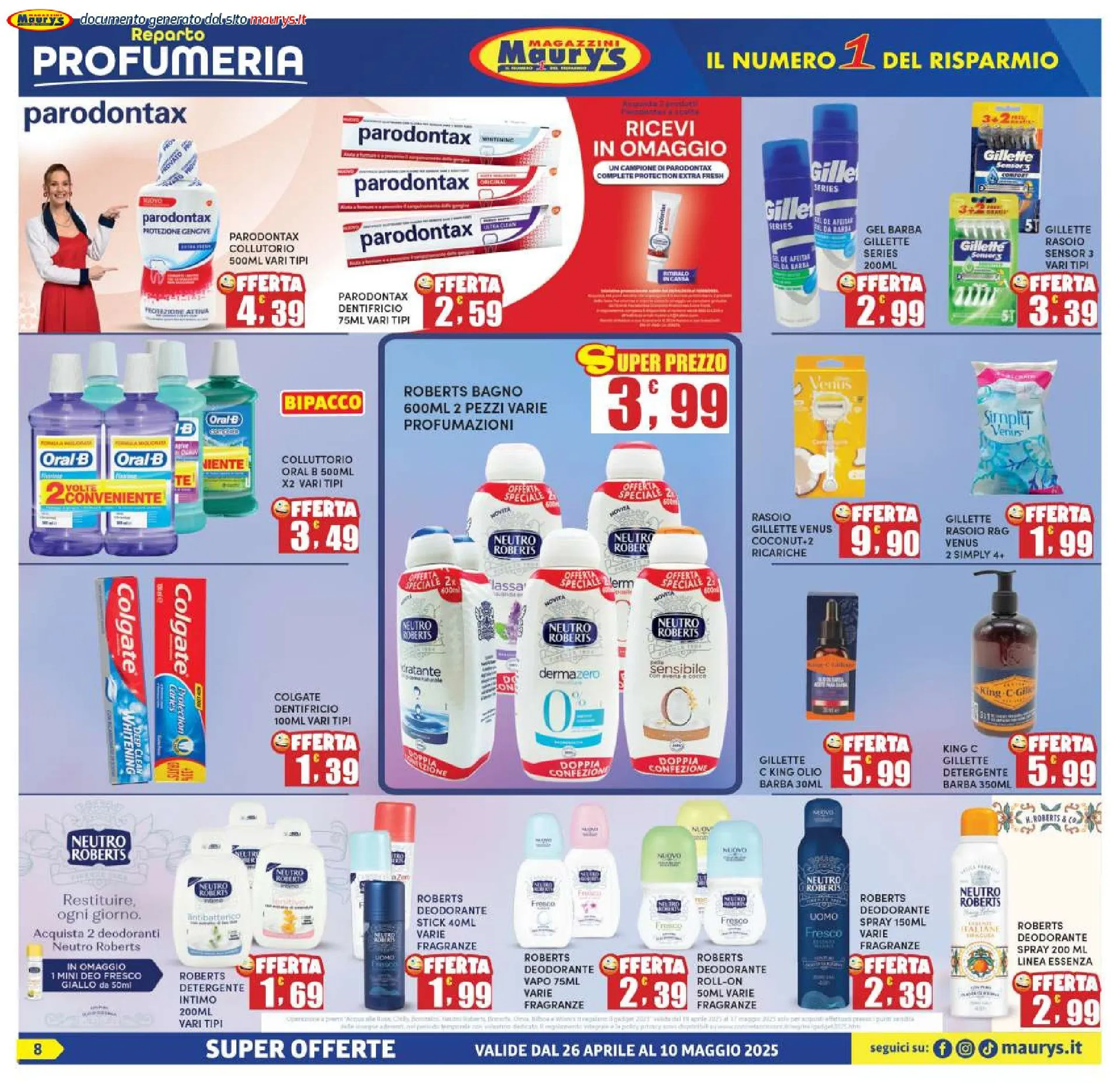 Volantini Maury's da 26 aprile a 11 maggio di 2025 - Pagina del volantino 7