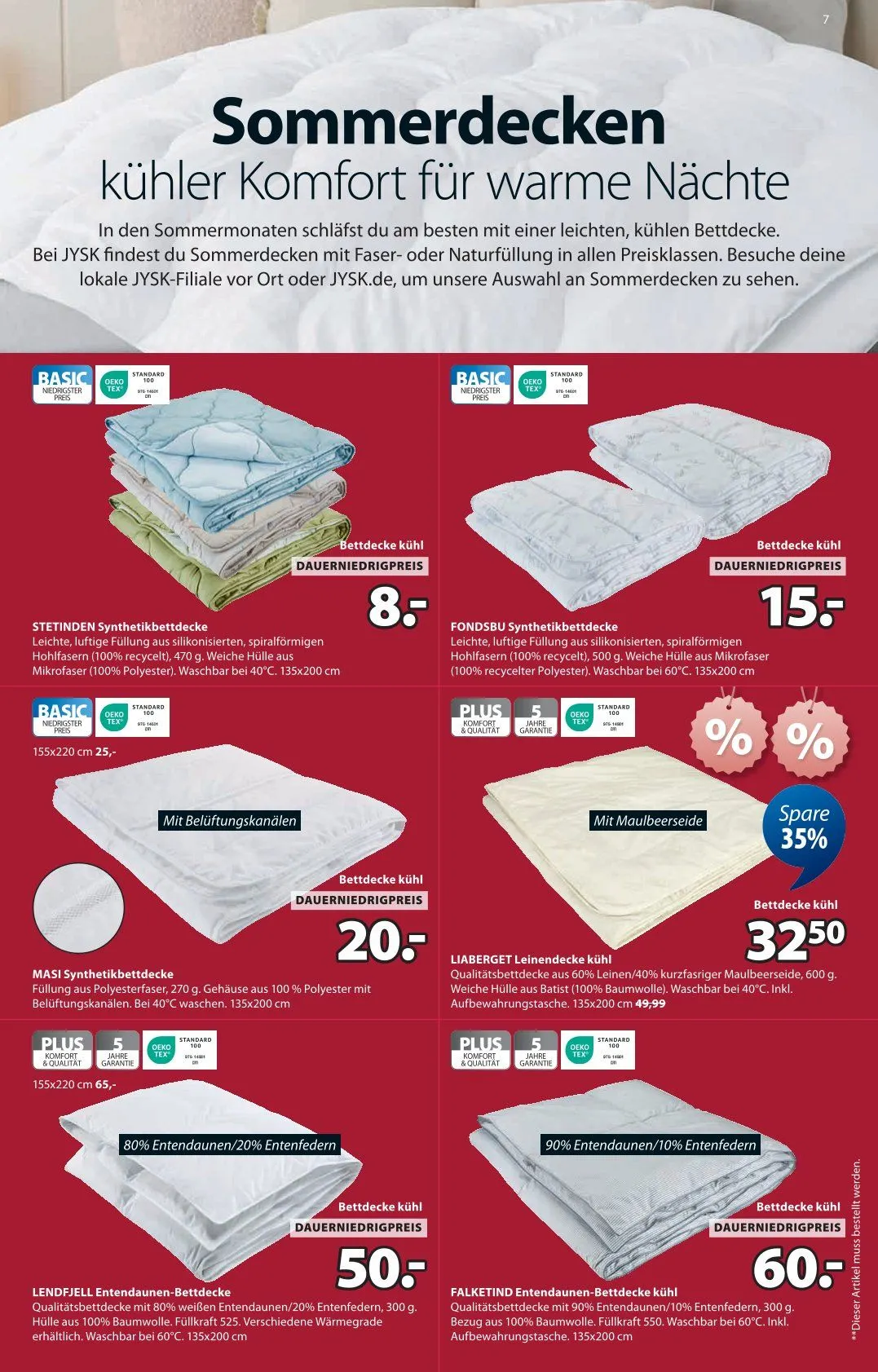 JYSK - Angebote von 13. Juli bis 16. August 2025 - Prospekt seite 8