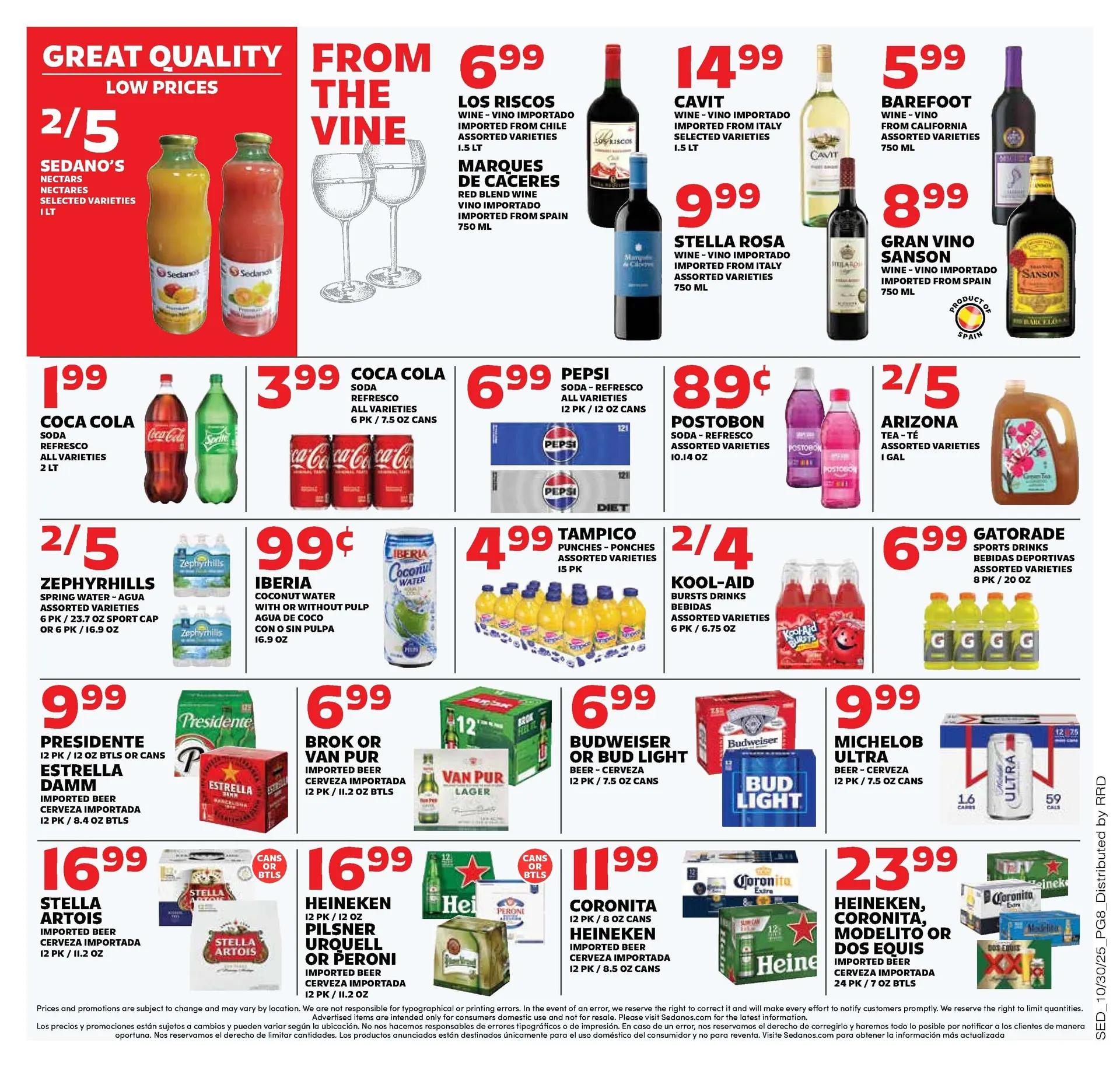Weekly ad Sedano's Sales from October 29 to November 4 2025 - Page 8