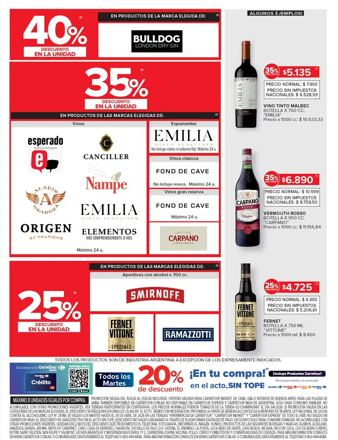 Ofertas de Ofertas Carrefour Market 15 de abril al 20 de abril 2026 - Página 8 del catálogo