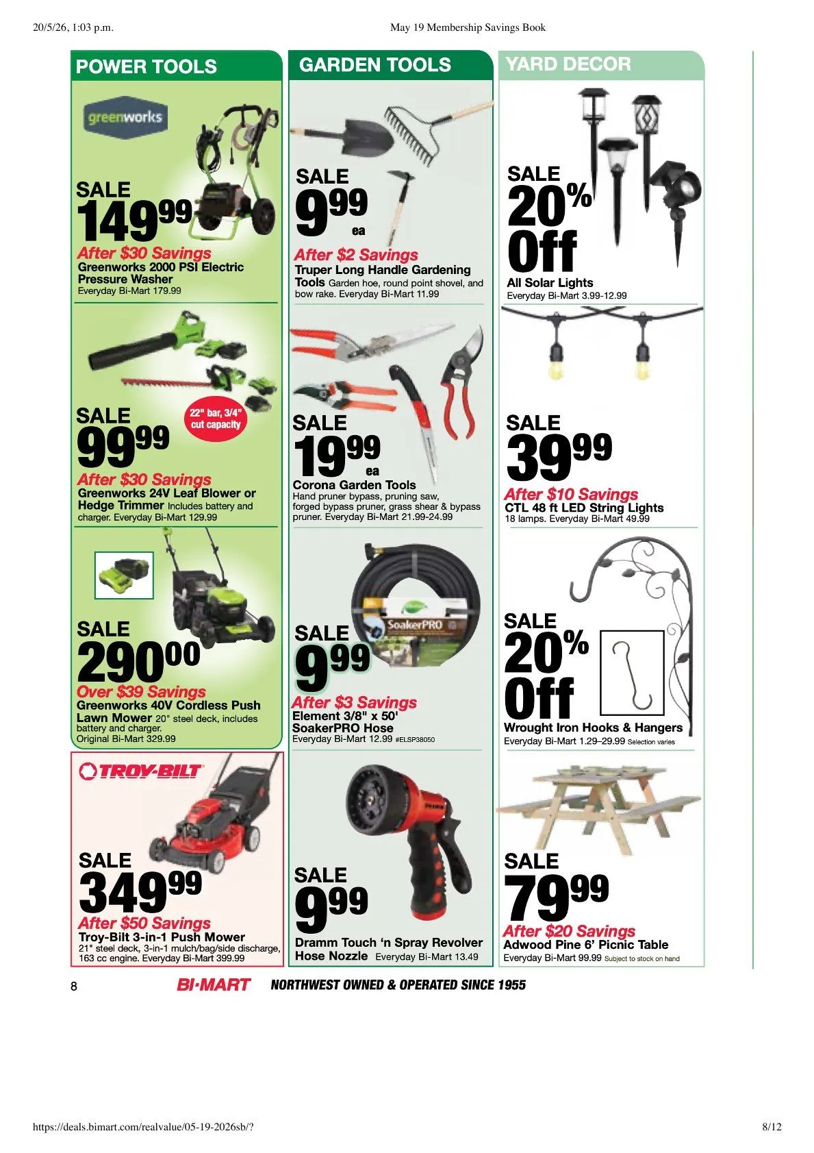 Weekly ad Bi-Mart Sales from May 19 to June 1 2026 - Page 8