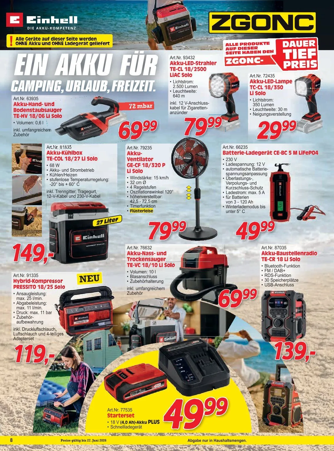  Zgonc Prospekte von 1. Juni bis 27. Juni 2026 - Flugblätt seite  8
