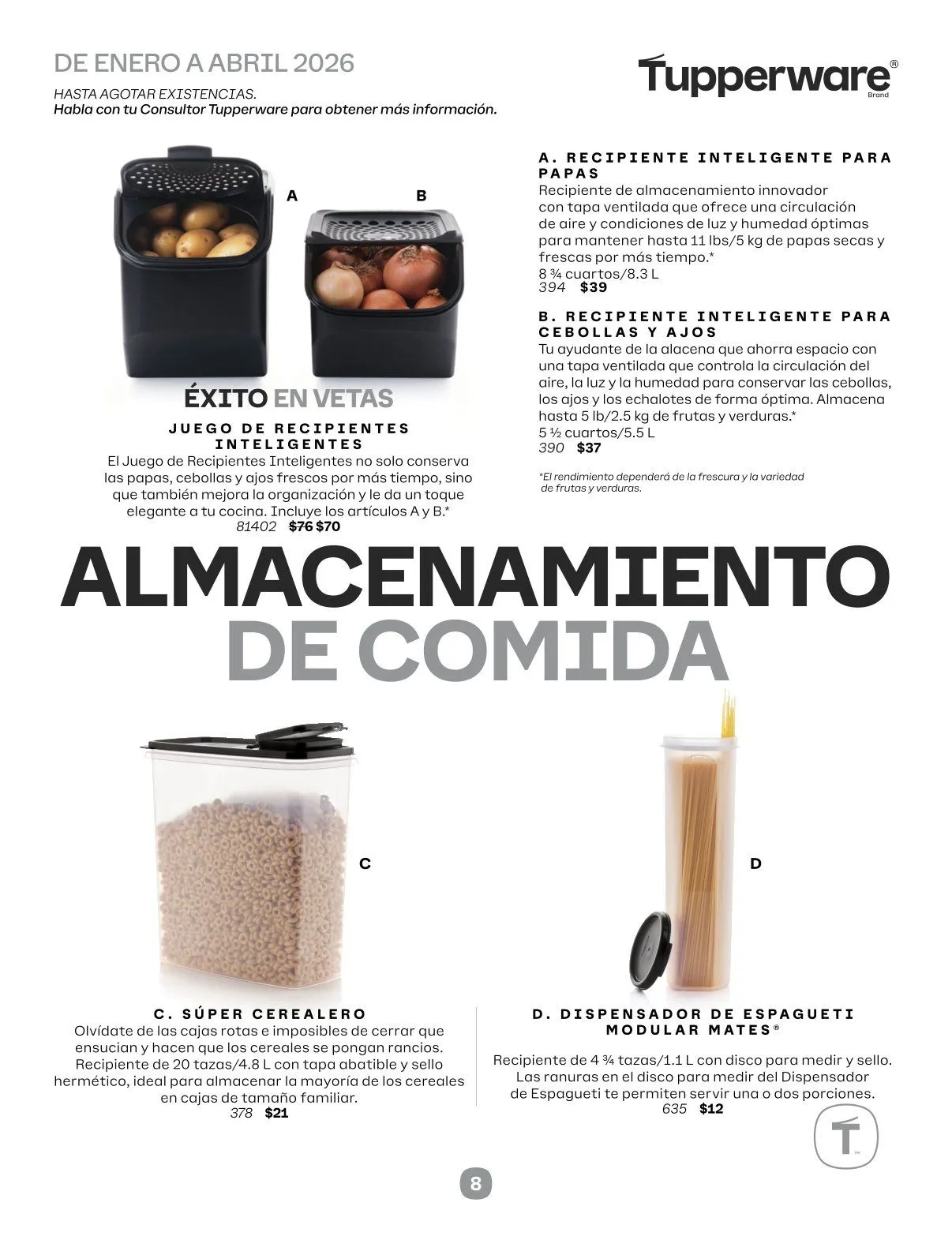 Tupperware Catalogue du 1 avril au 30 avril 2026 - Catalogue page 8