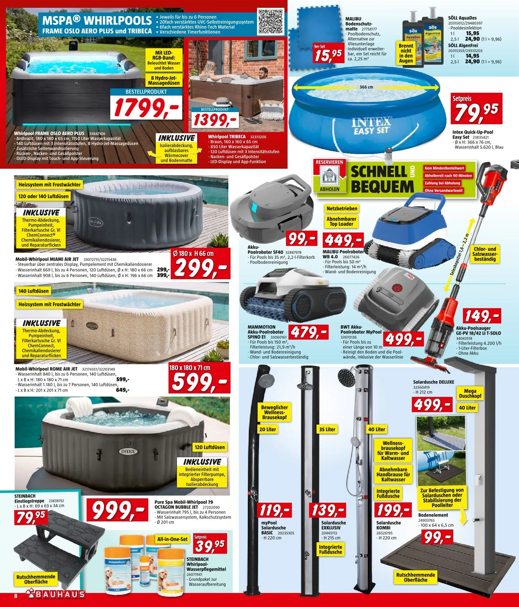 Bauhaus Deals von 30. Juni bis 14. Juli 2026 - Flugblätt seite 8