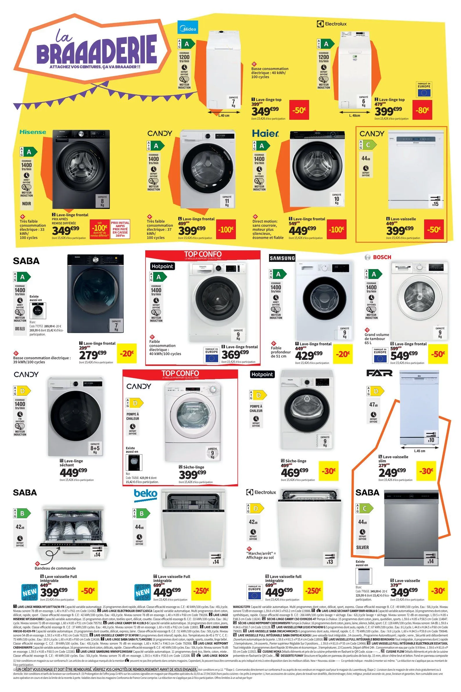 Catalogues Conforama du 31 mars au 27 avril 2026 - Catalogue page 8