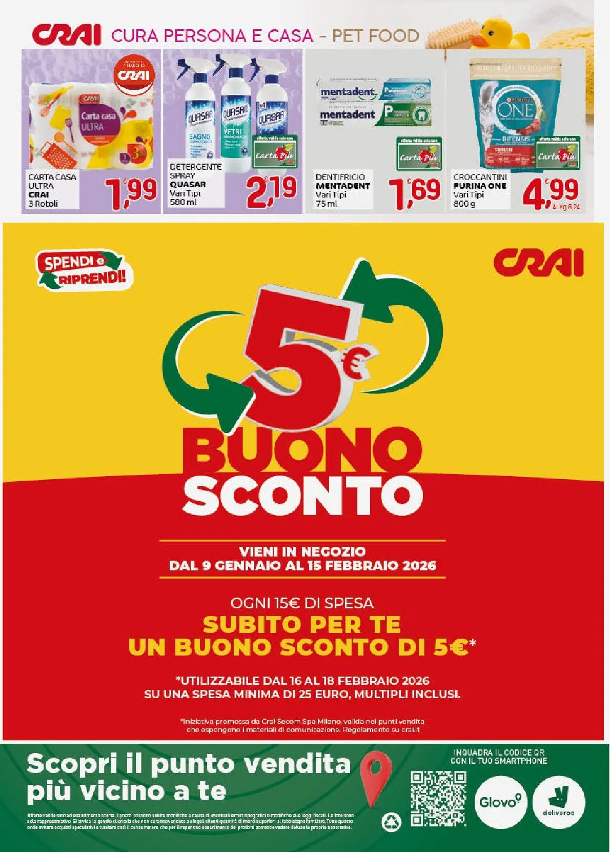 Volantini Crai da 5 febbraio a 15 febbraio di 2026 - Pagina del volantino 8