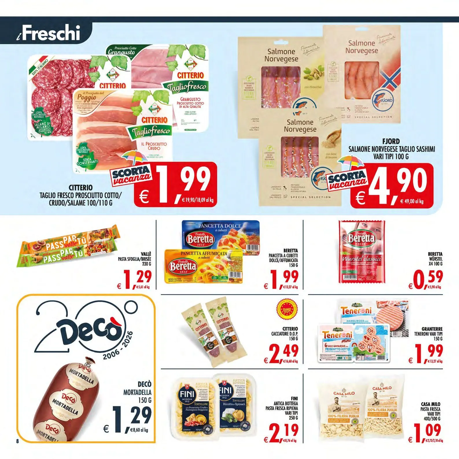 Volantini Deco Supermercati da 21 luglio a 31 luglio di 2026 - Pagina del volantino 8