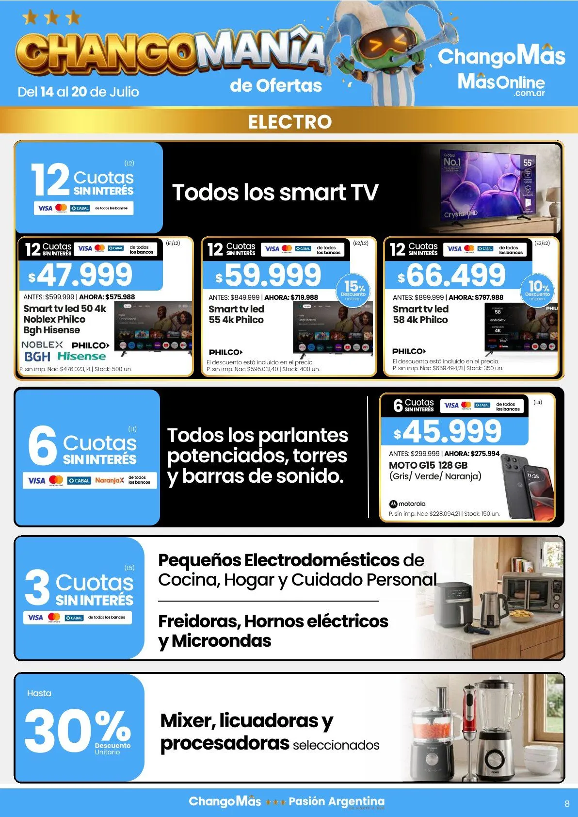 Ofertas de Changomas  Ofertas 14 de julio al 20 de julio 2026 - Página 8 del catálogo