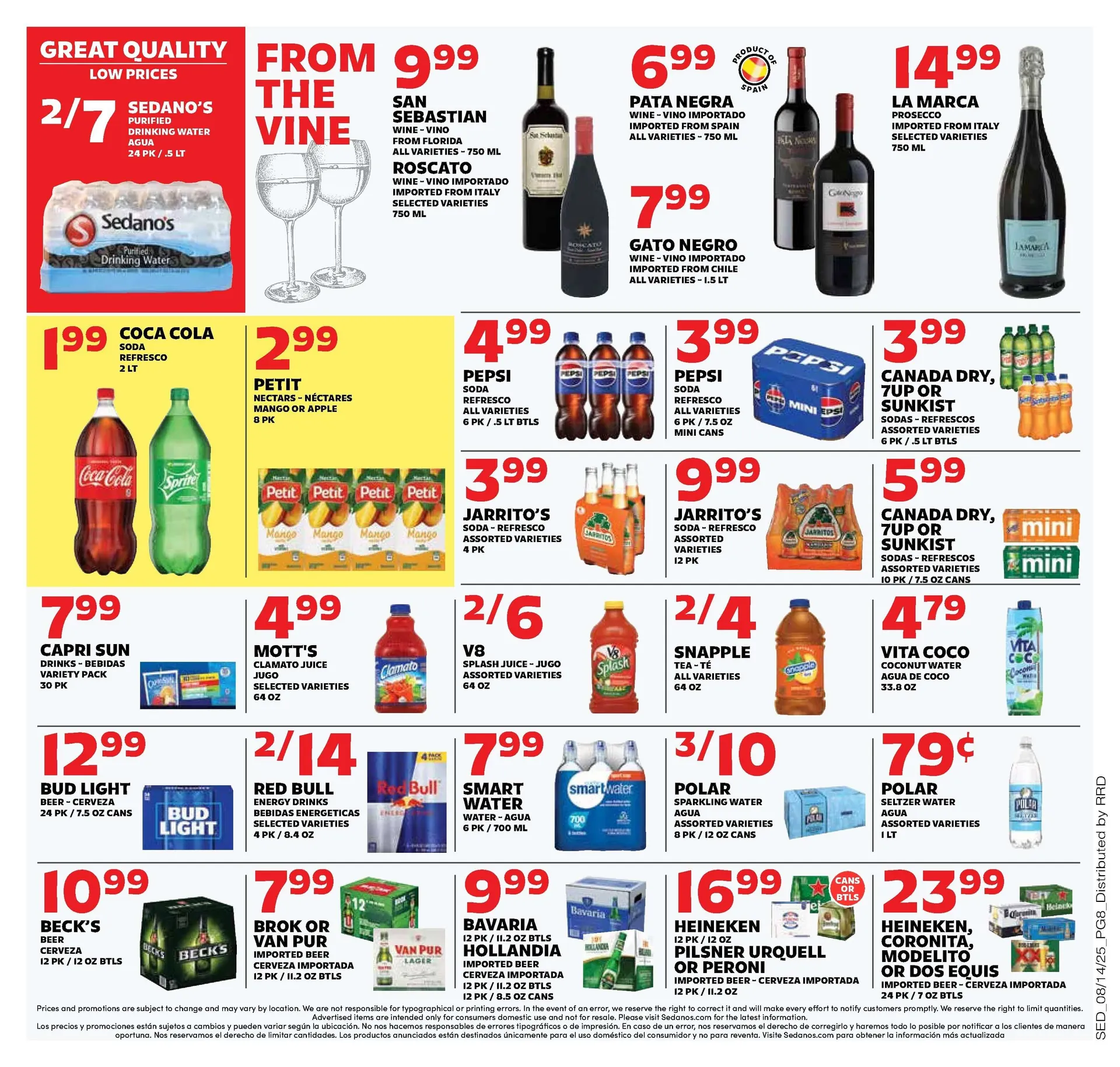 Weekly ad Sedano's Sales from August 13 to August 19 2025 - Page 8
