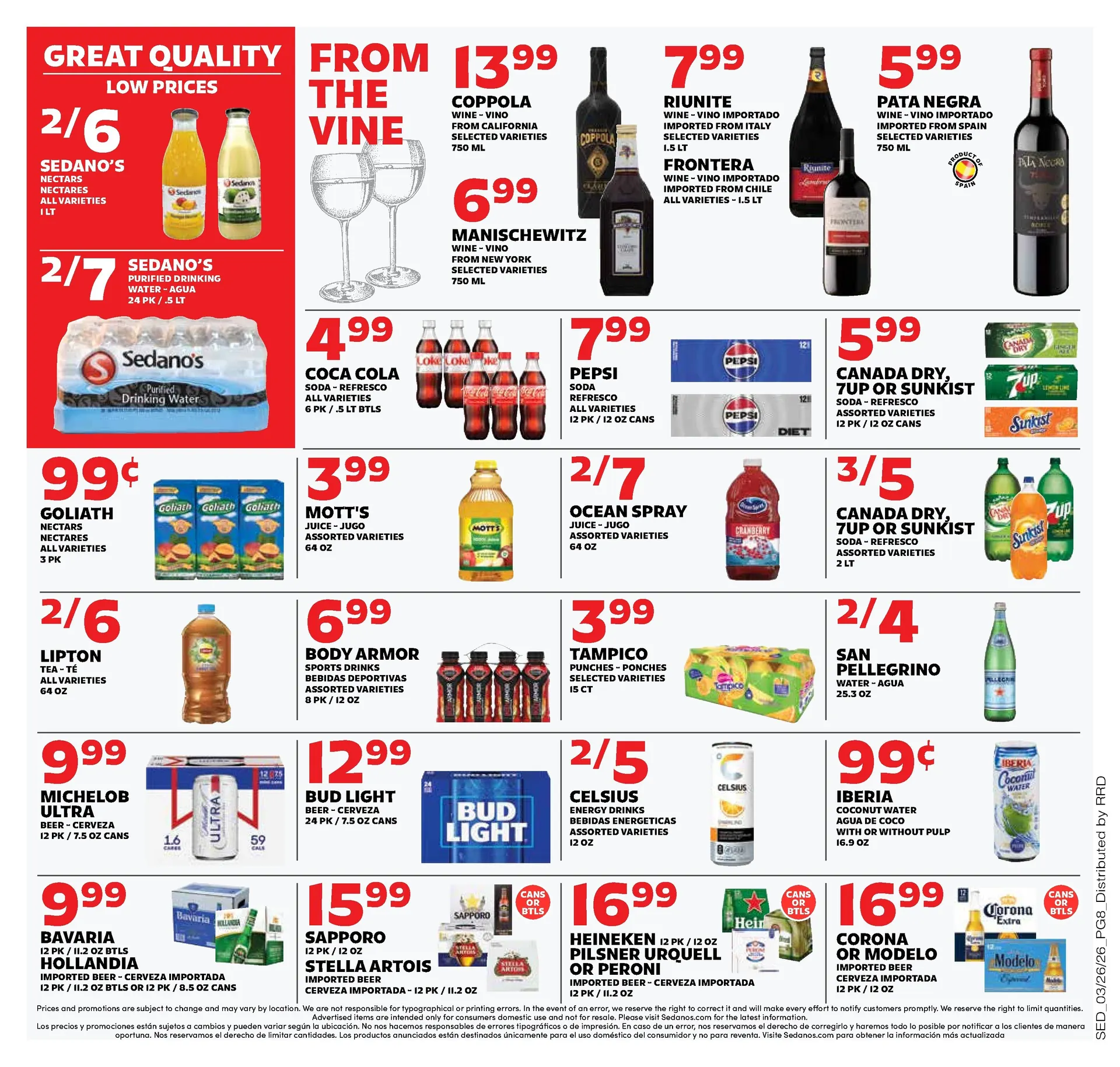 Weekly ad Sedano's Sales from March 25 to March 31 2026 - Page 8
