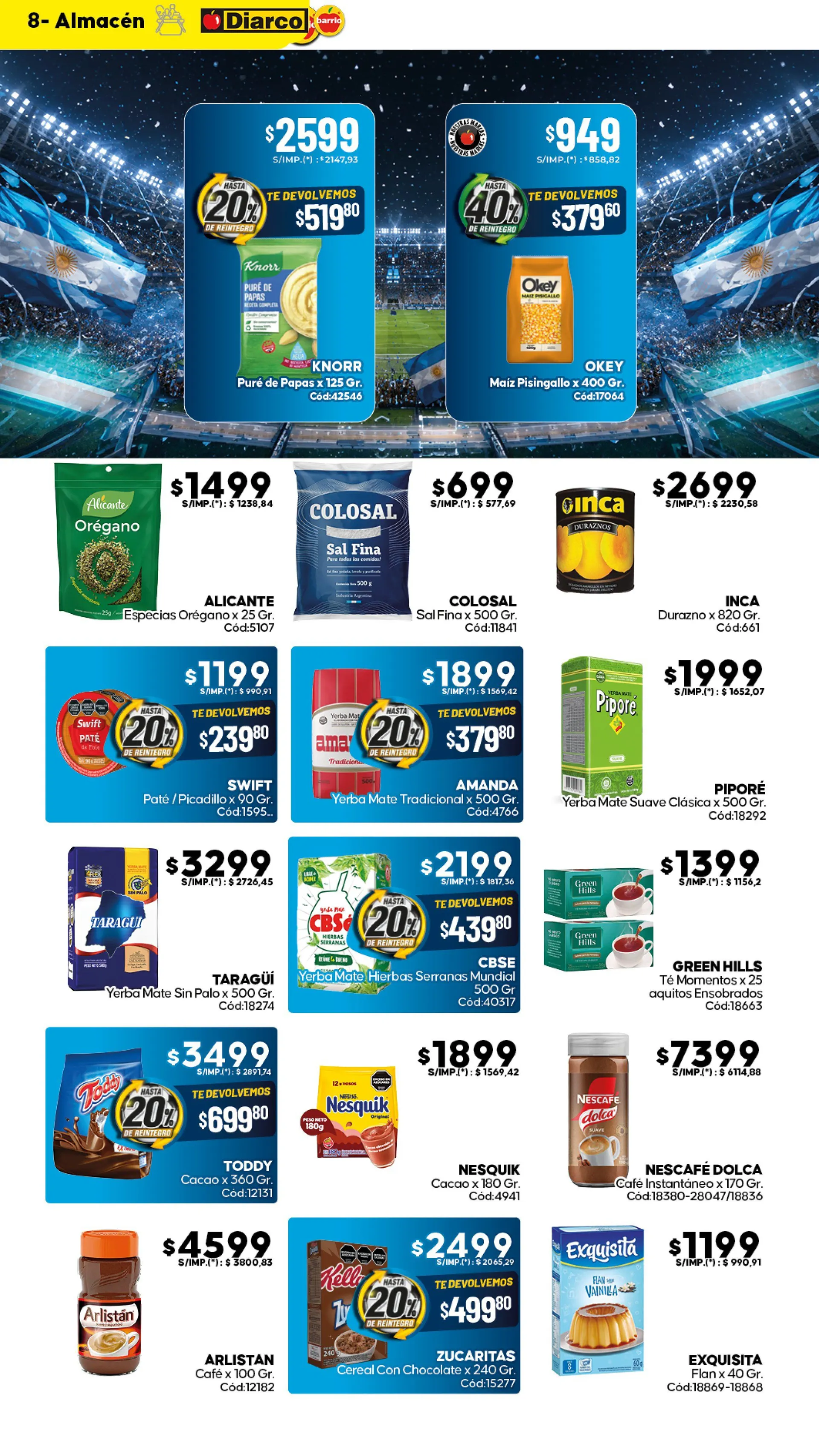 Ofertas de  Ofertas Diarco - Últimos catálogos 15 de junio al 19 de junio 2026 - Página 8 del catálogo