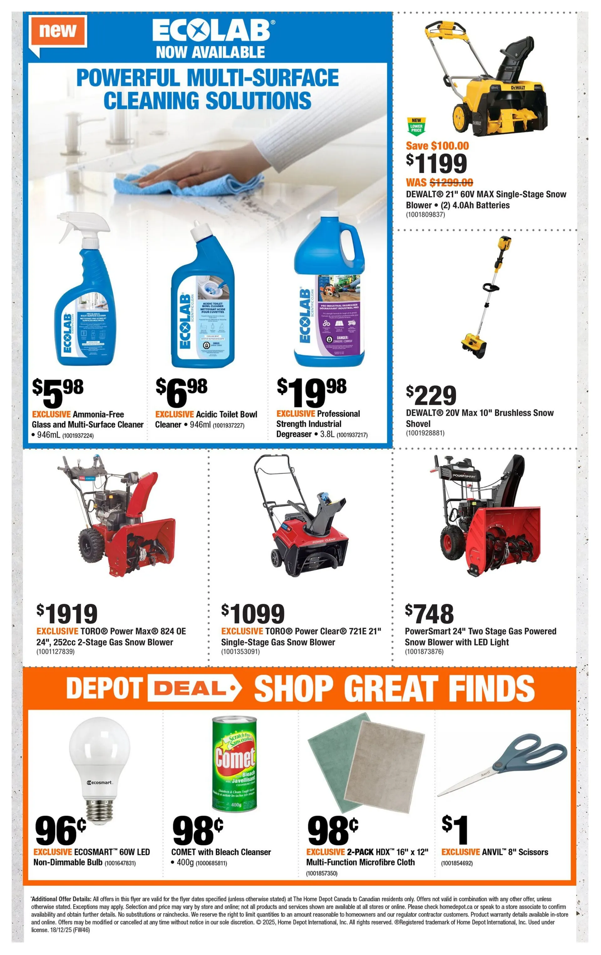 The Home Depot Sales from December 18 to December 31 2025 - flyer page 8