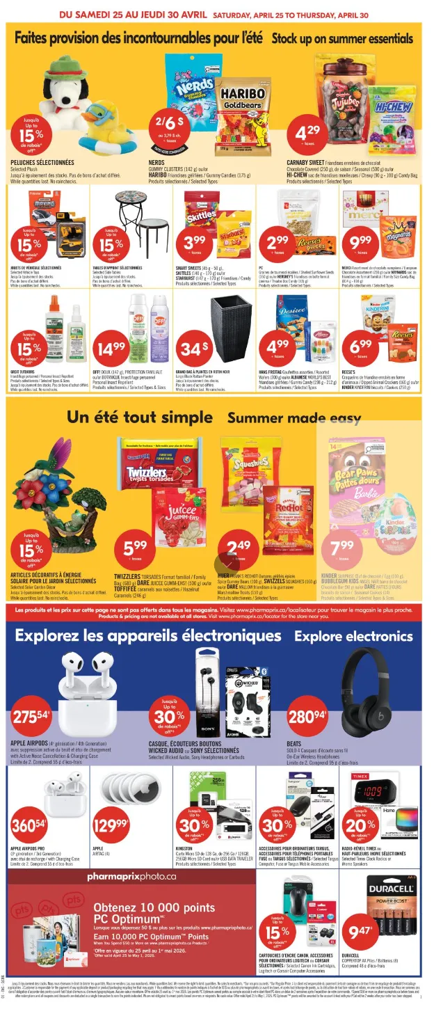 Pharmaprix Sales from April 25 to April 30 2026 - flyer page 8