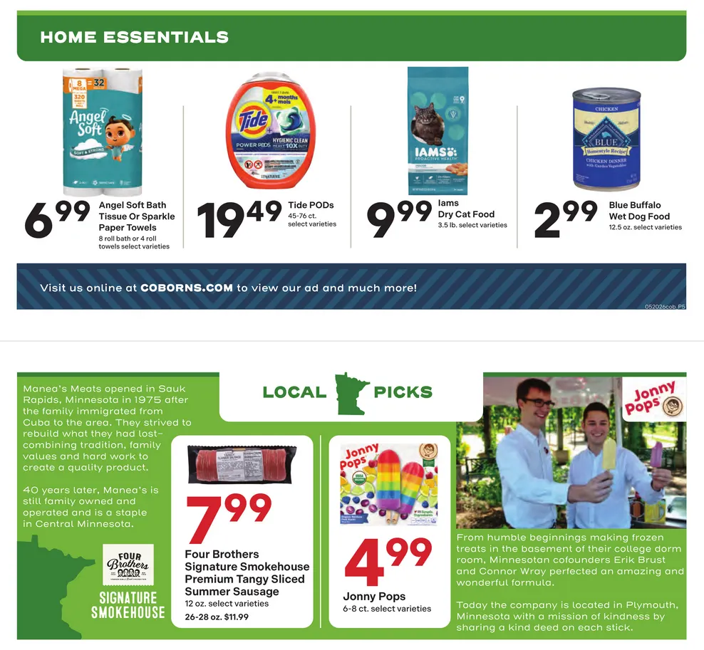 Weekly promotion Coborn's Sales spanning from May 20 to May 26 2026 - Page 8 for Catalogue 365