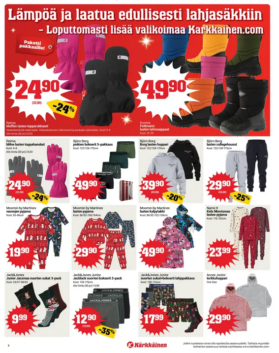 Kärkkäinen  Angebote voimassa alkaen 3. joulukuuta - 16. joulukuuta 2025 - Tarjouslehti sivu 8