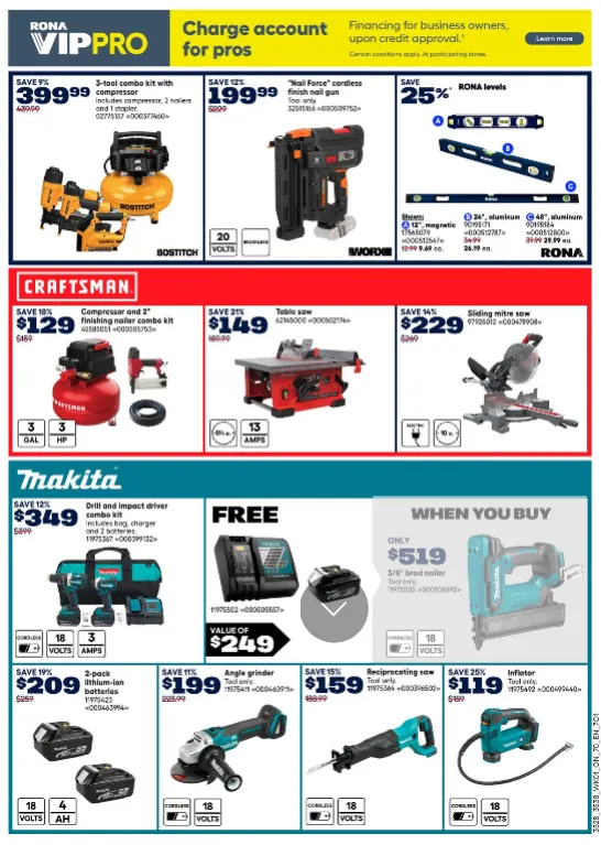 RONA Sales from January 29 to February 11 2026 - flyer page 8