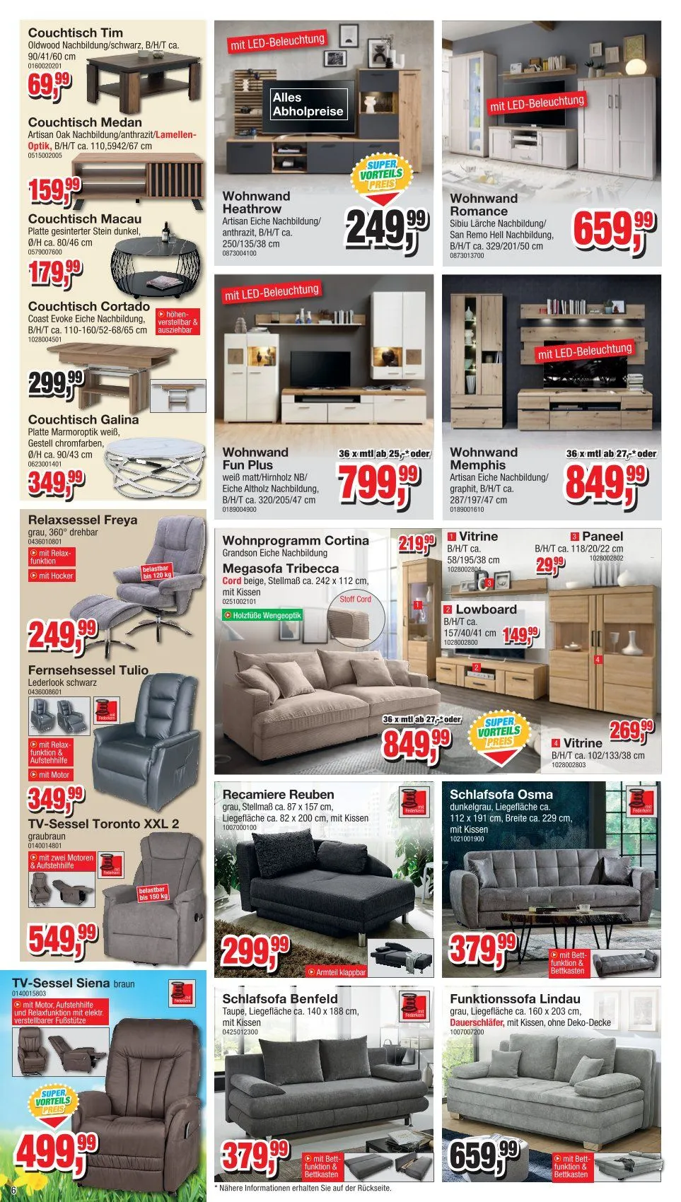 Möbelfundgrube Angebote von 3. April bis 16. April 2025 - Prospekt seite 8