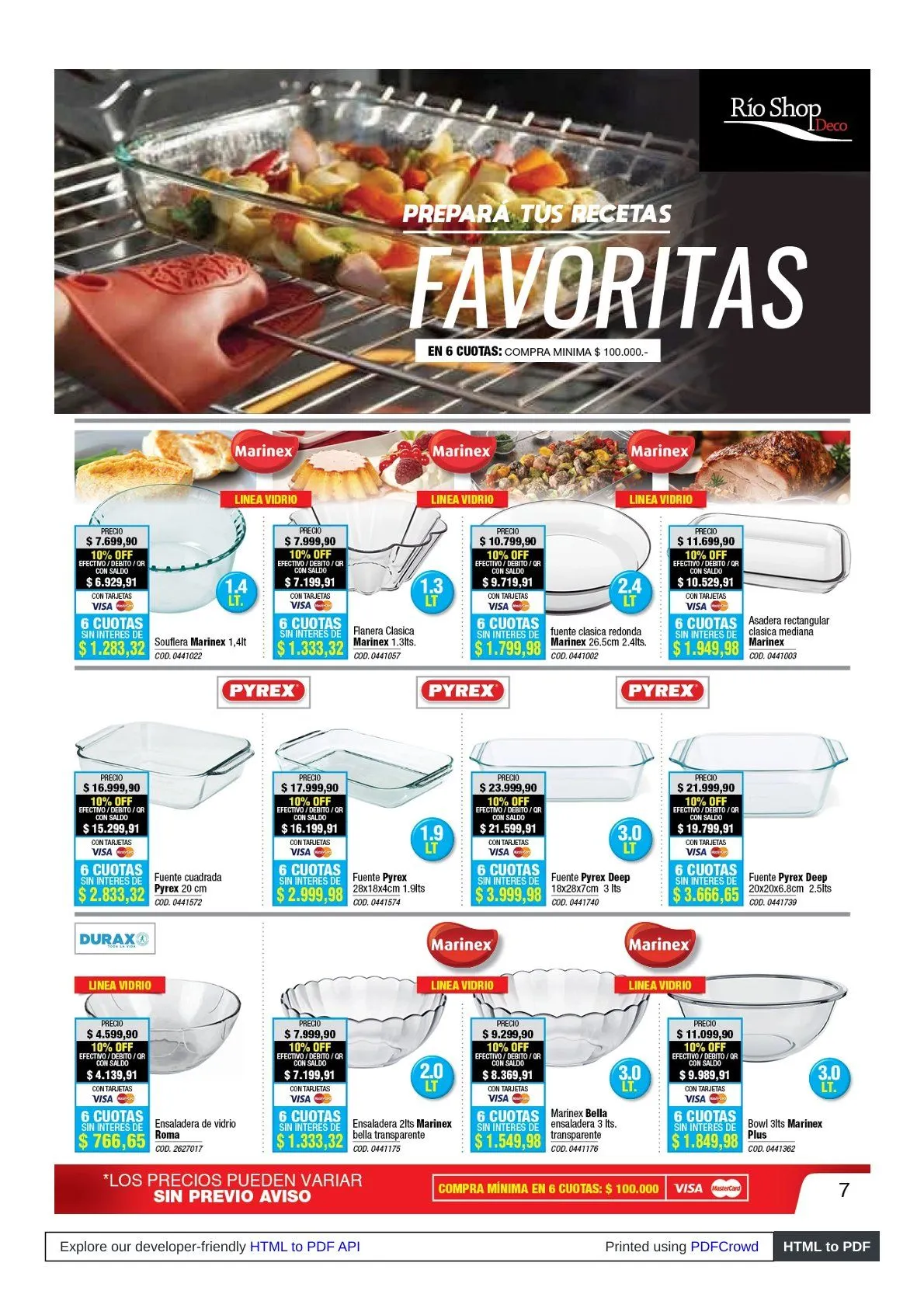 Ofertas de Ofertas Río Shop Deco 30 de marzo al 30 de abril 2026 - Página 7 del catálogo