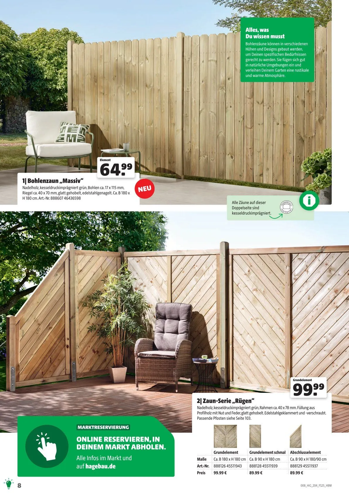 Hagebau Prospekt von 21. Mai bis 31. Dezember 2025 - Prospekt seite 8