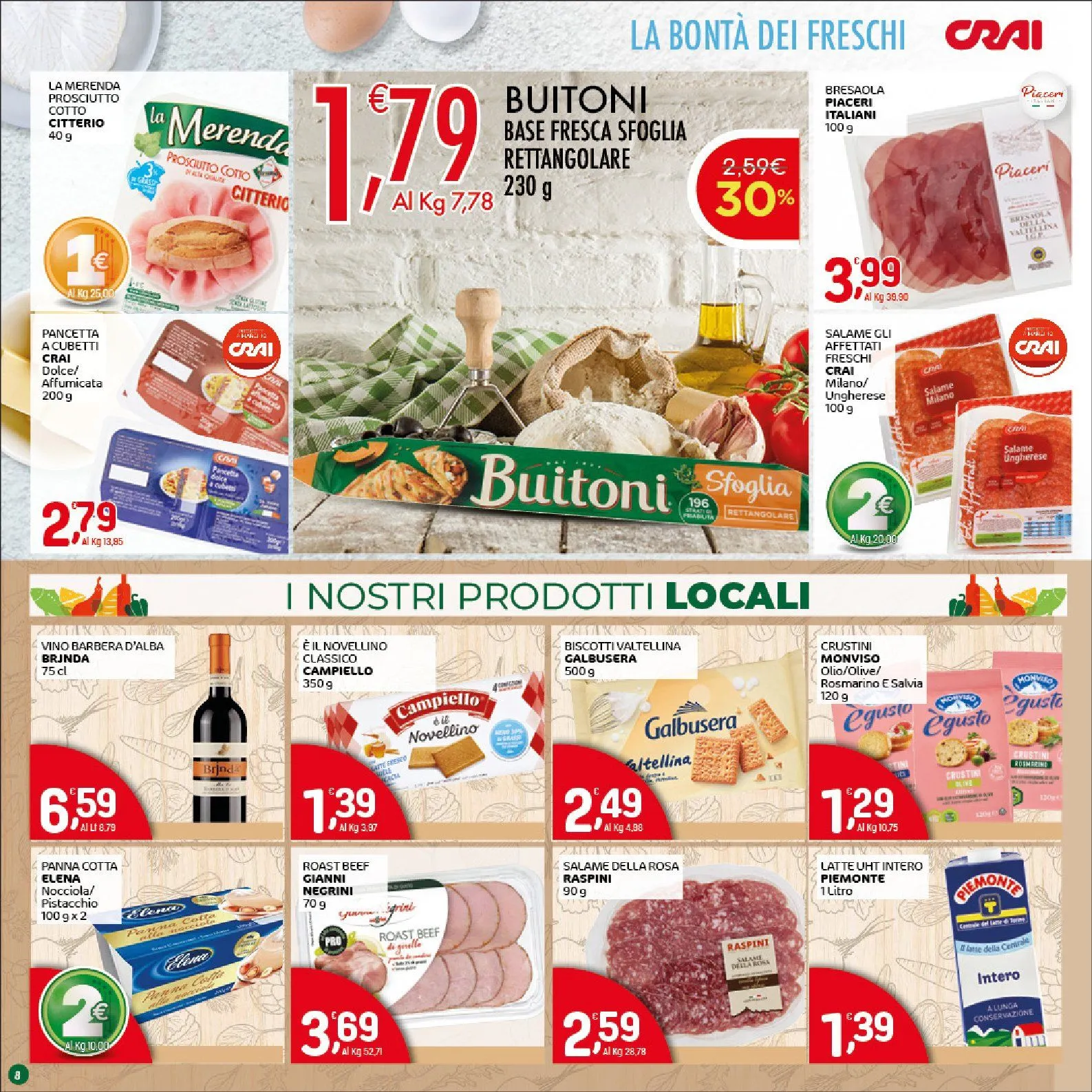 Volantini Crai da 30 aprile a 9 maggio di 2026 - Pagina del volantino 8