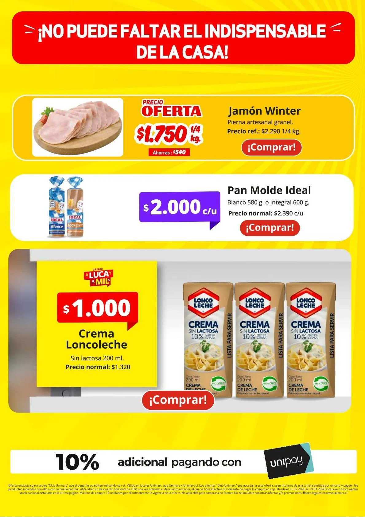 Catálogo de CL - Unimarc 1 de febrero al 31 de marzo 2026 - Página 8