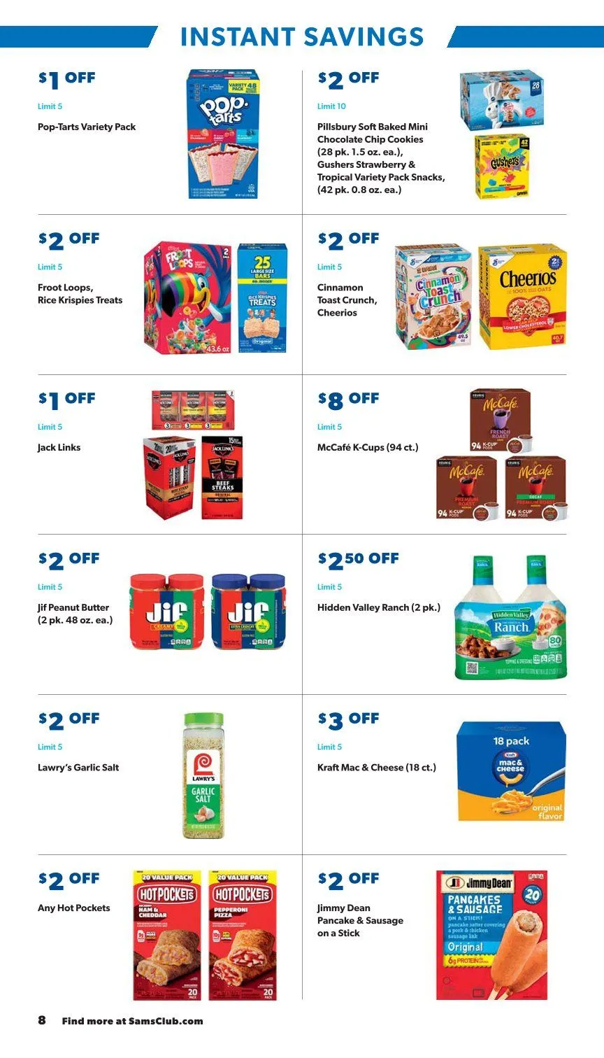 Weekly ad Sam's Club Sales from July 23 to August 17 2025 - Page 8