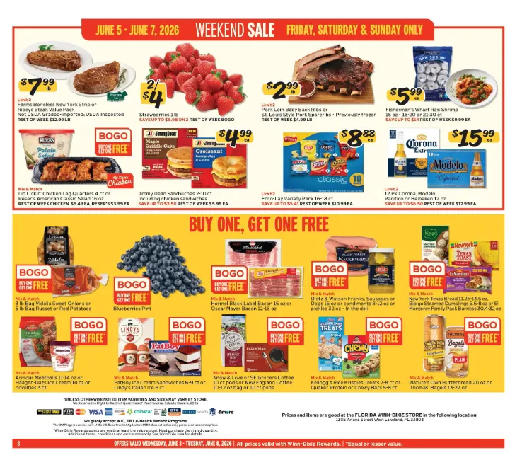 Weekly ad Winn Dixie Sales from June 3 to June 9 2026 - Page 8