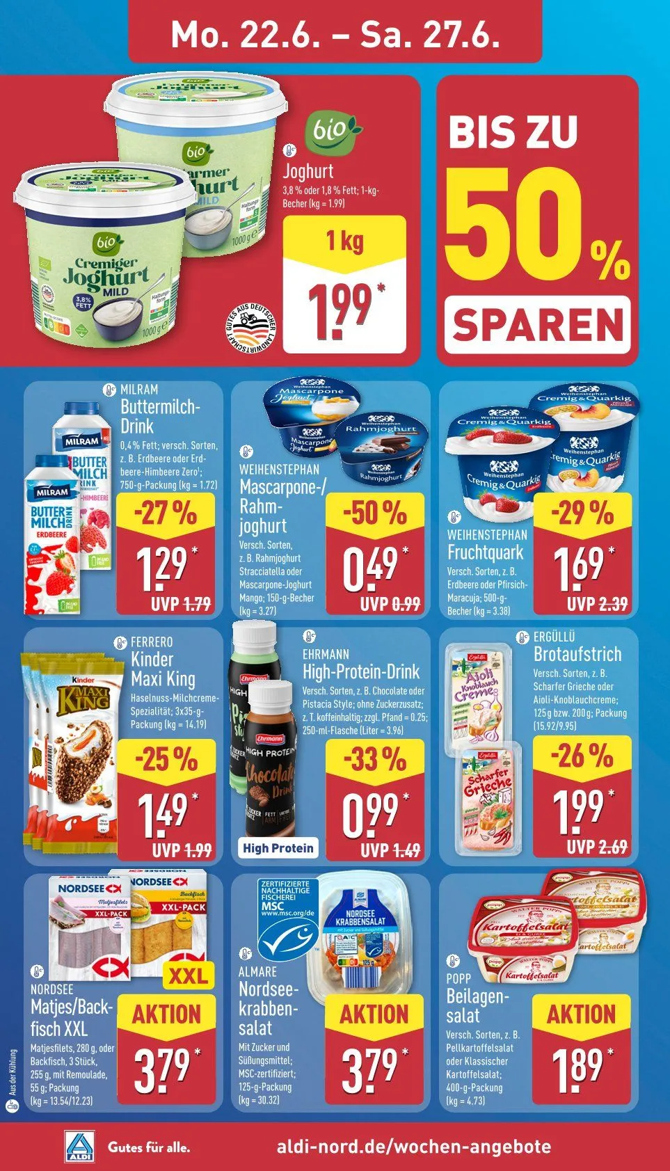 ALDI Nord Prospekte von 22. Juni bis 27. Juni 2026 - Prospekt seite 8