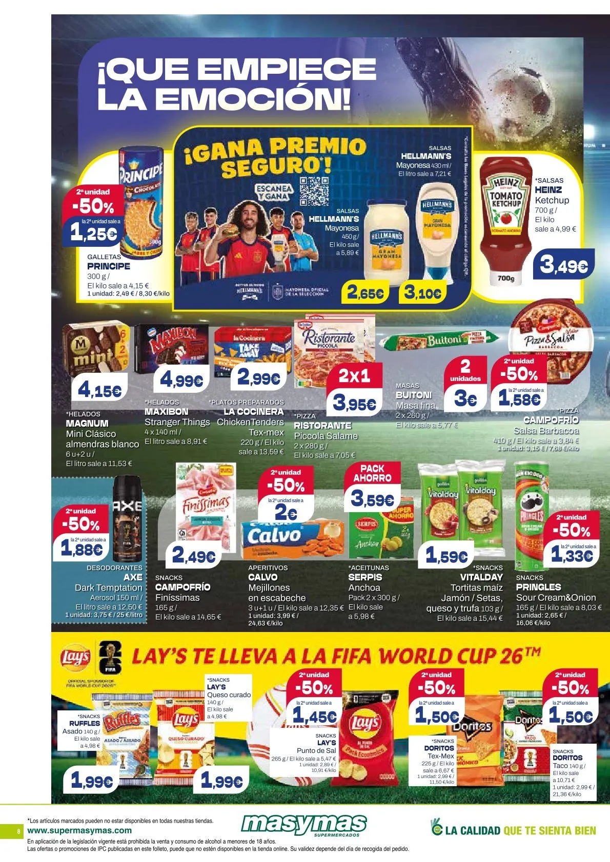 Catálogo de Supermercados masymas Ofertas 11 de junio al 17 de junio 2026 - Página 8