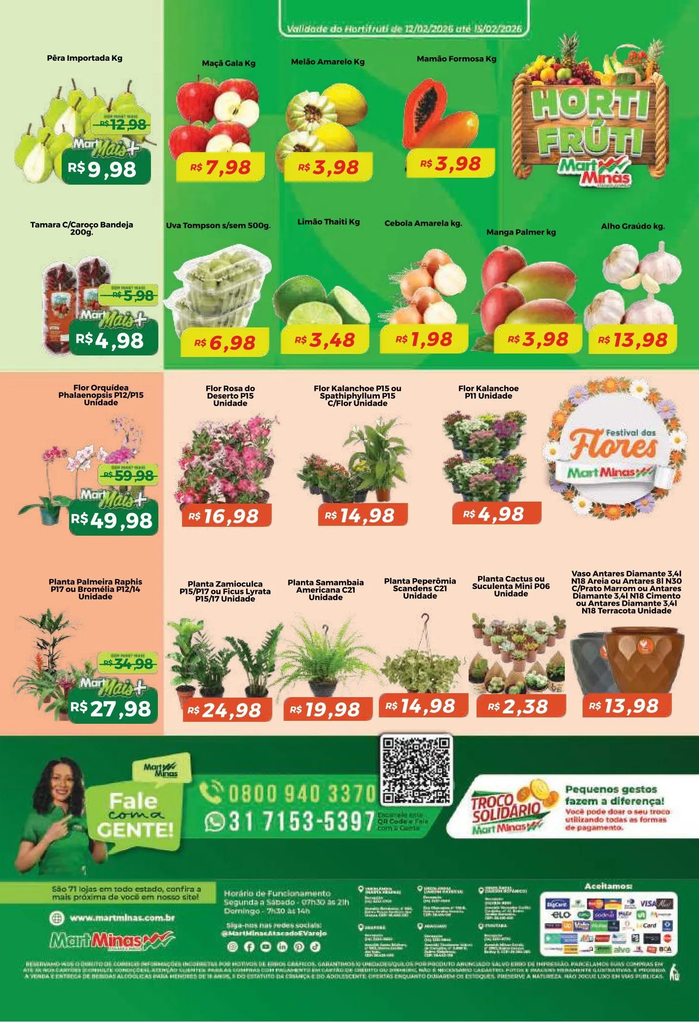 Encarte de  Folhetos Mart Minas  12 de fevereiro até 18 de fevereiro 2026 - Pagina 8