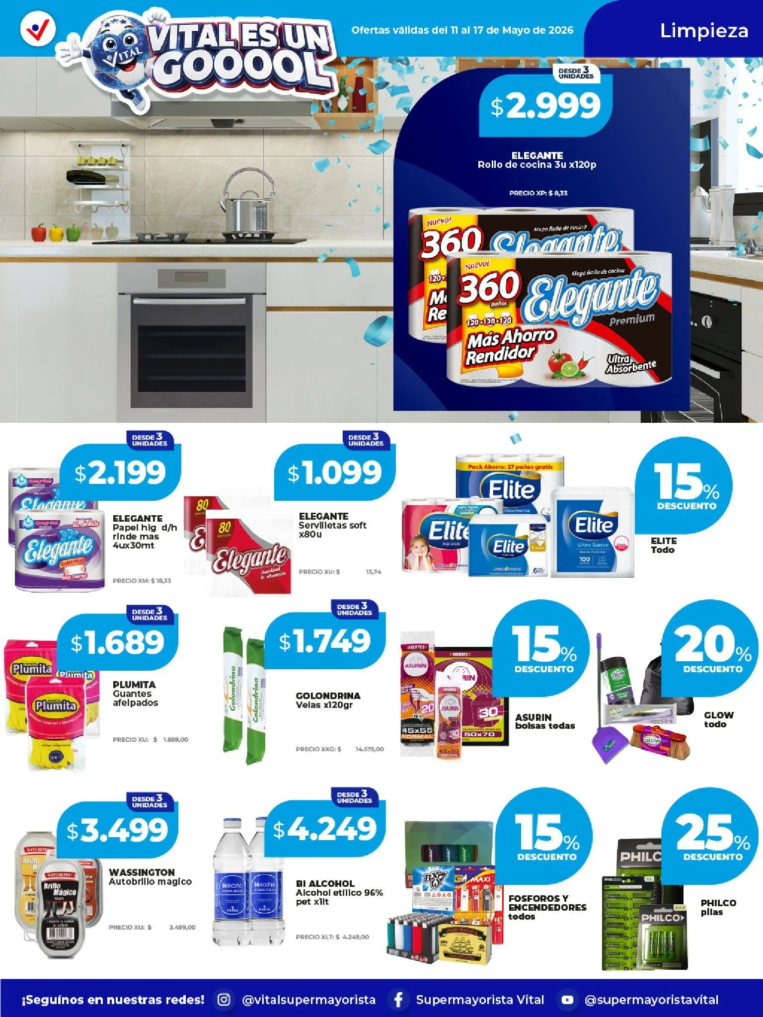 Ofertas de  Vital Ofertas 11 de mayo al 17 de mayo 2026 - Página 8 del catálogo