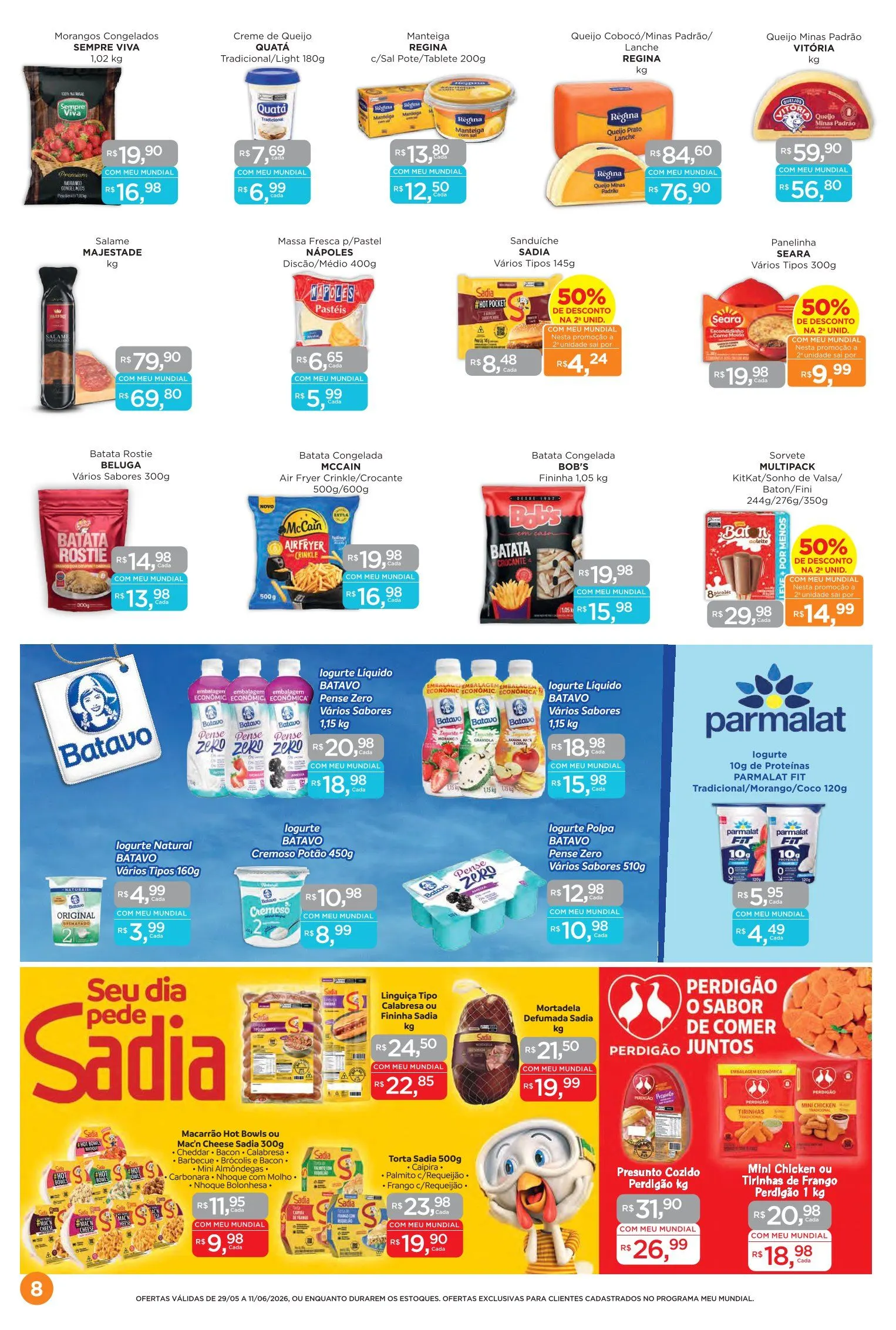 Encarte de Folhetos Supermercados Mundial 29 de maio até 11 de junho 2026 - Pagina 8