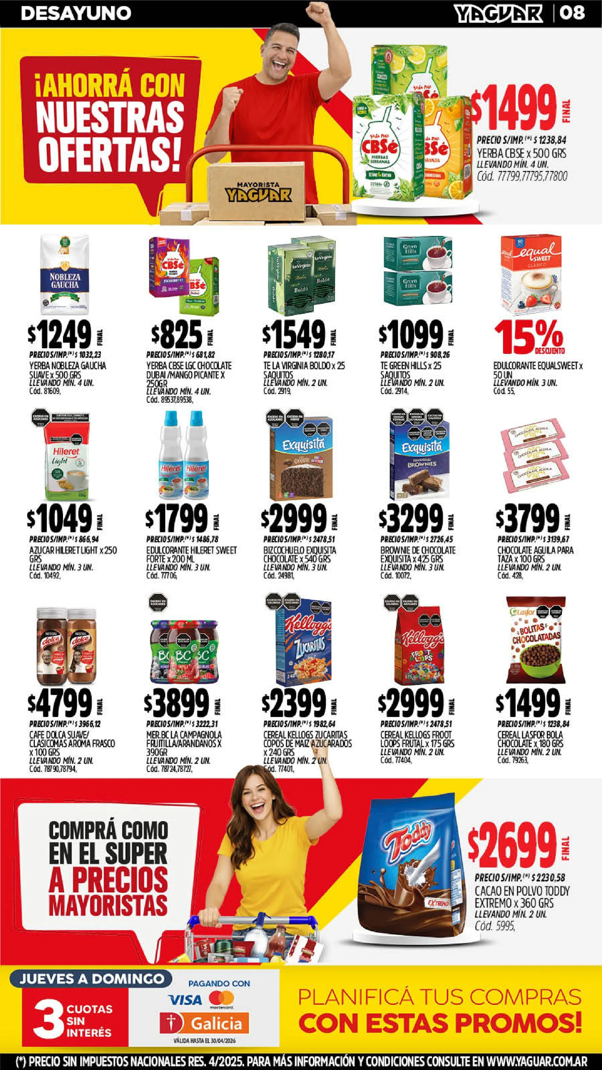 Ofertas de Yaguar Ofertas 11 de mayo al 17 de mayo 2026 - Página 8 del catálogo
