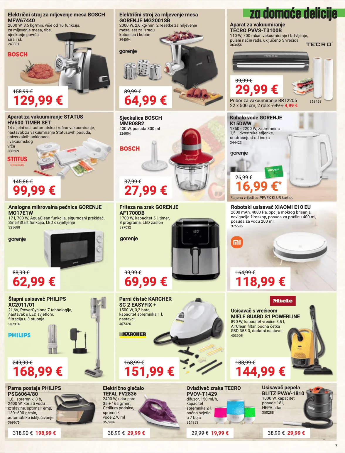 Katalog Najnovije ponude trgovine Pevex od 23. listopada do 17. studenoga 2025. - Pregled Stranica 7