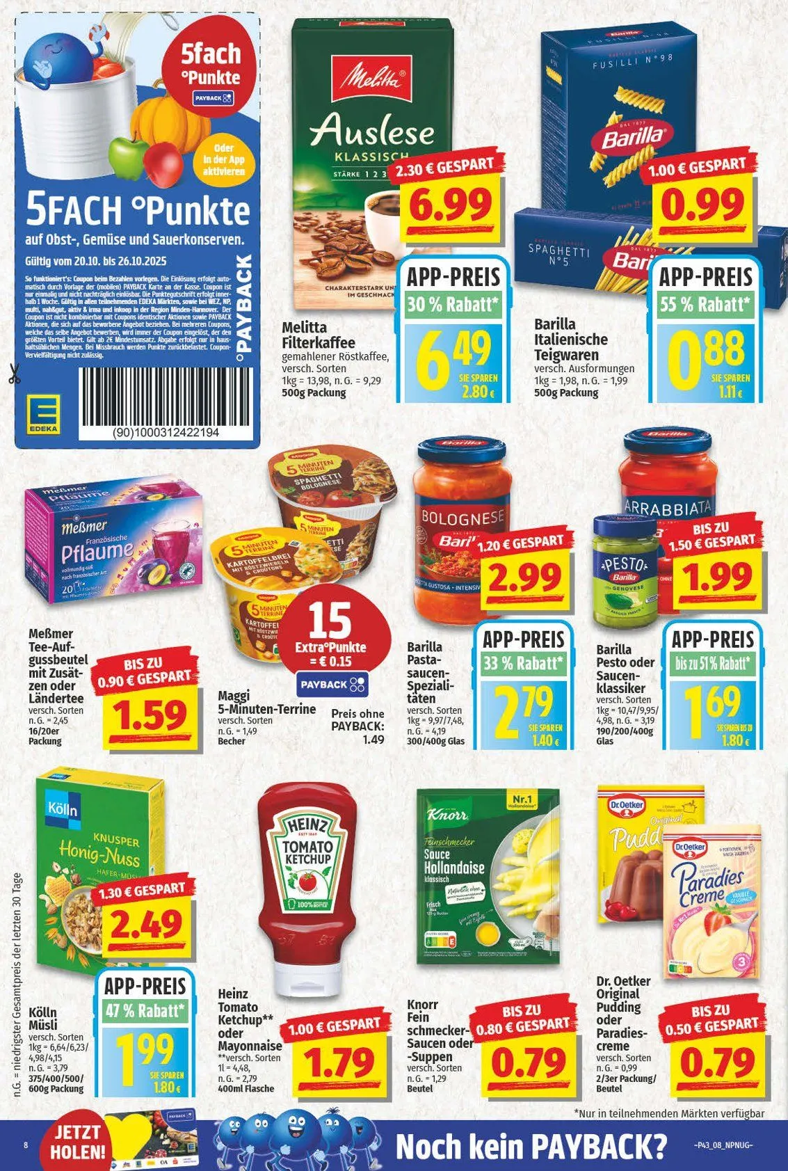  Prospekt NP Discount von 19. Oktober bis 24. Oktober 2025 - Prospekt seite 8