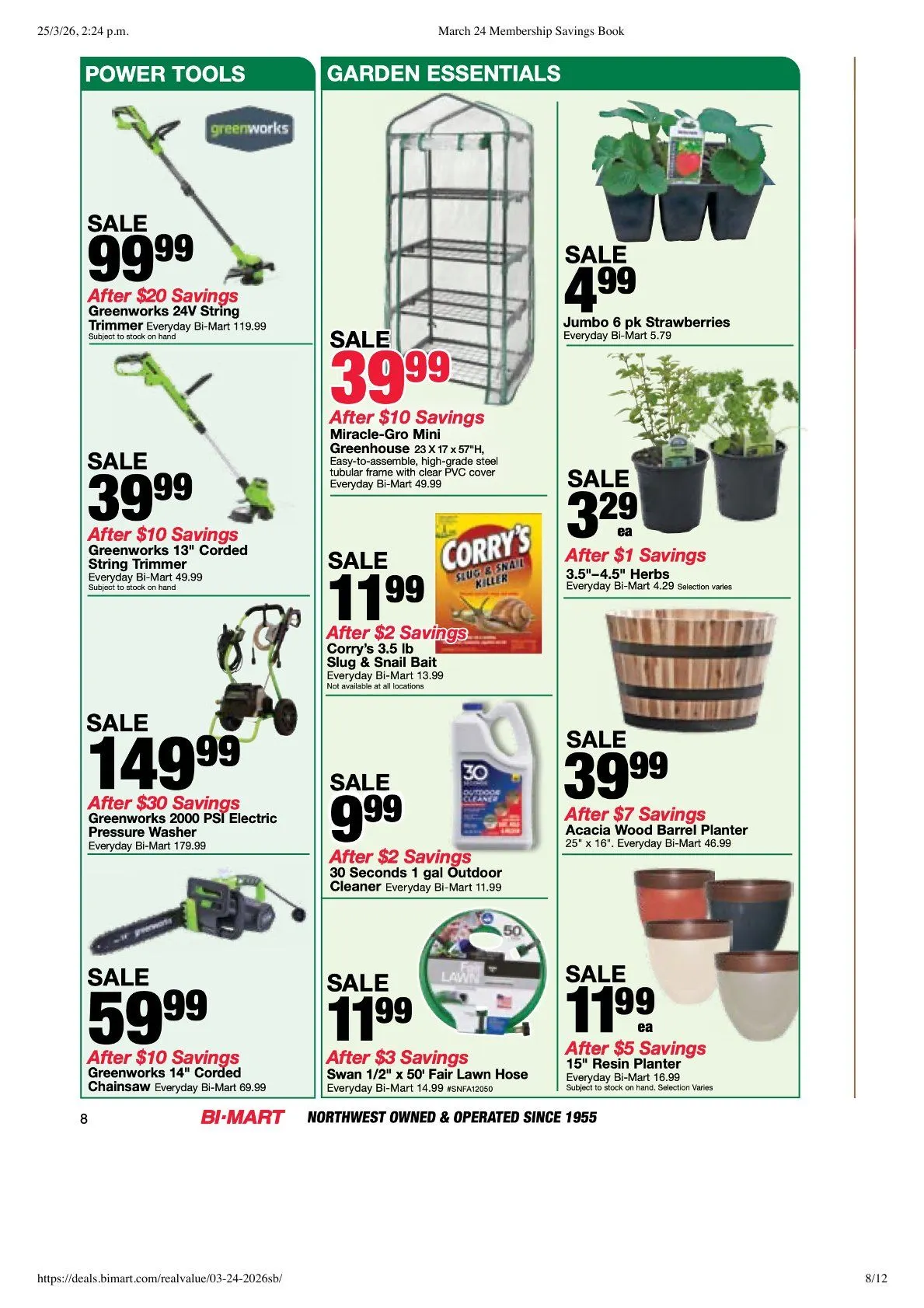 Weekly ad Bi-Mart Sales from March 25 to April 13 2026 - Page 8