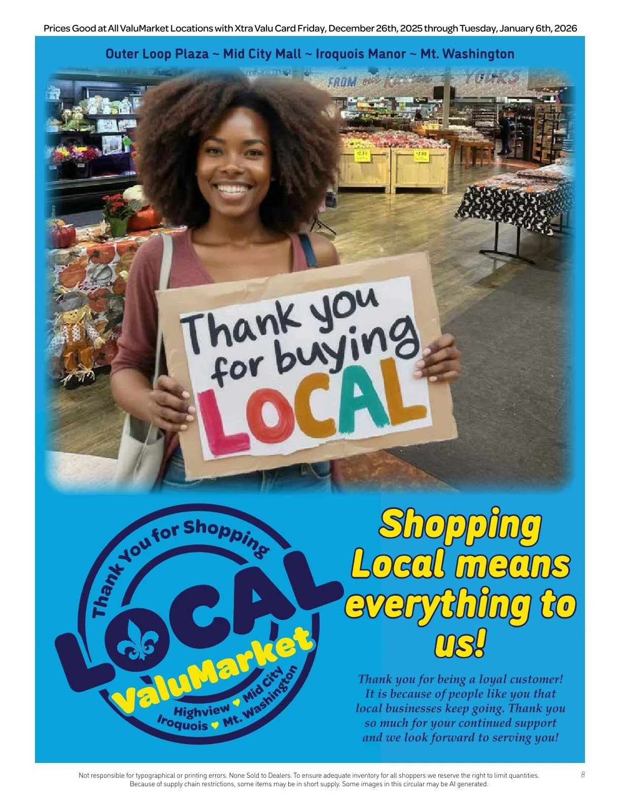 Weekly ad ValuMarket Sales from December 26 to January 6 2026 - Page 8