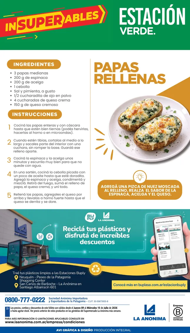 Ofertas de  La Anonima Ofertas 9 de julio al 15 de julio 2026 - Página 8 del catálogo