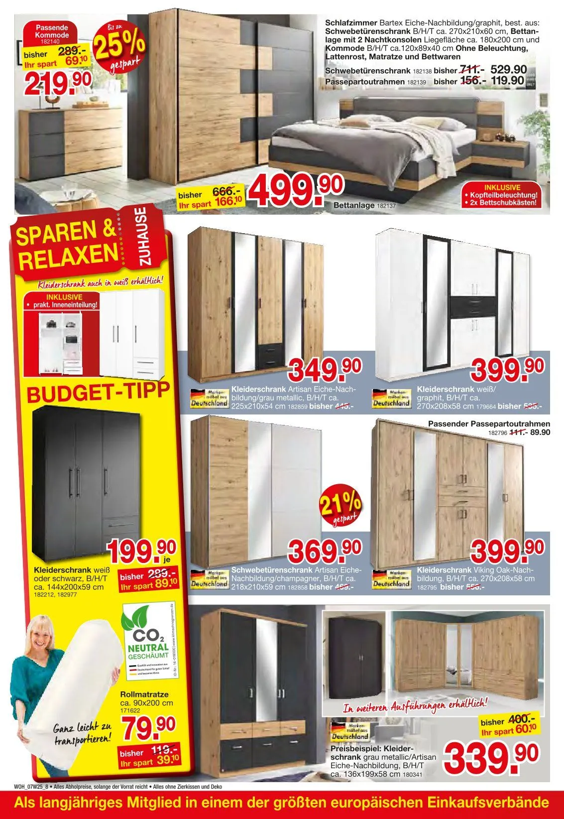 Wohnorama Prospekte von 1. Juli bis 25. Juli 2025 - Prospekt seite 8