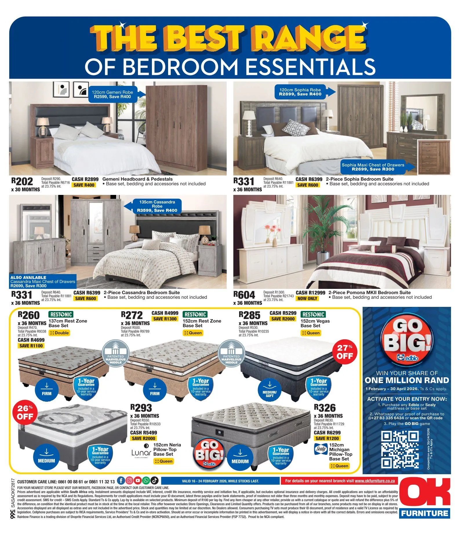 OK Furniture Sales from 16 February to 24 February 2026 - Catalogue Page 8