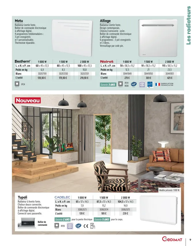 Catalogues Gedimat du 31 octobre au 31 décembre 2025 - Catalogue page 8