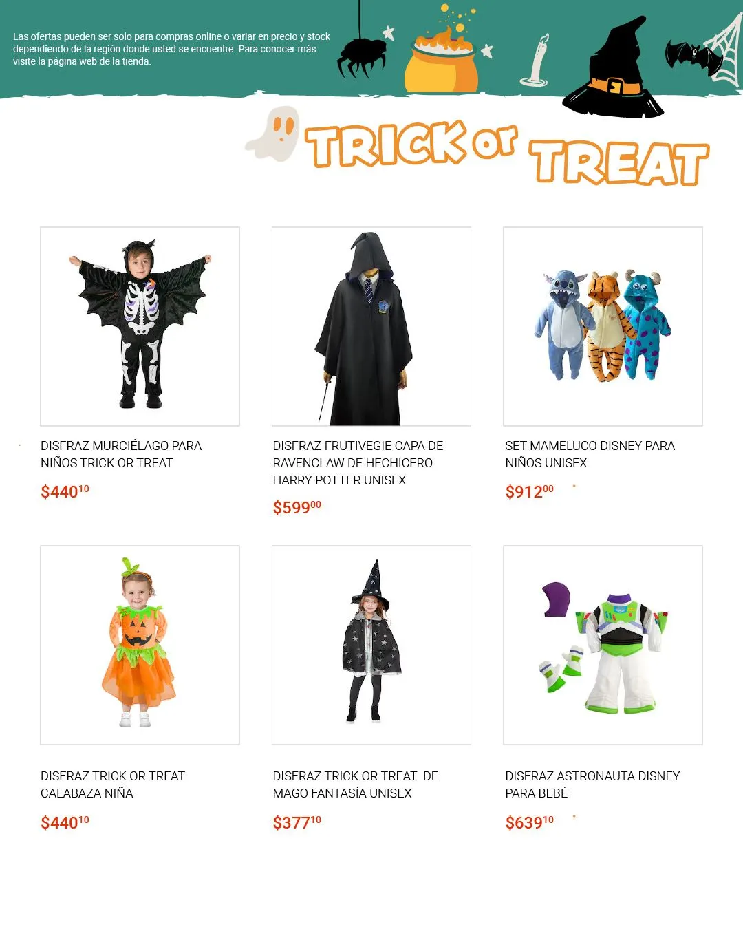 Catálogo de Ofertas y descuentos de Halloween 6 de septiembre al 30 de septiembre 2024 - Pagina 7