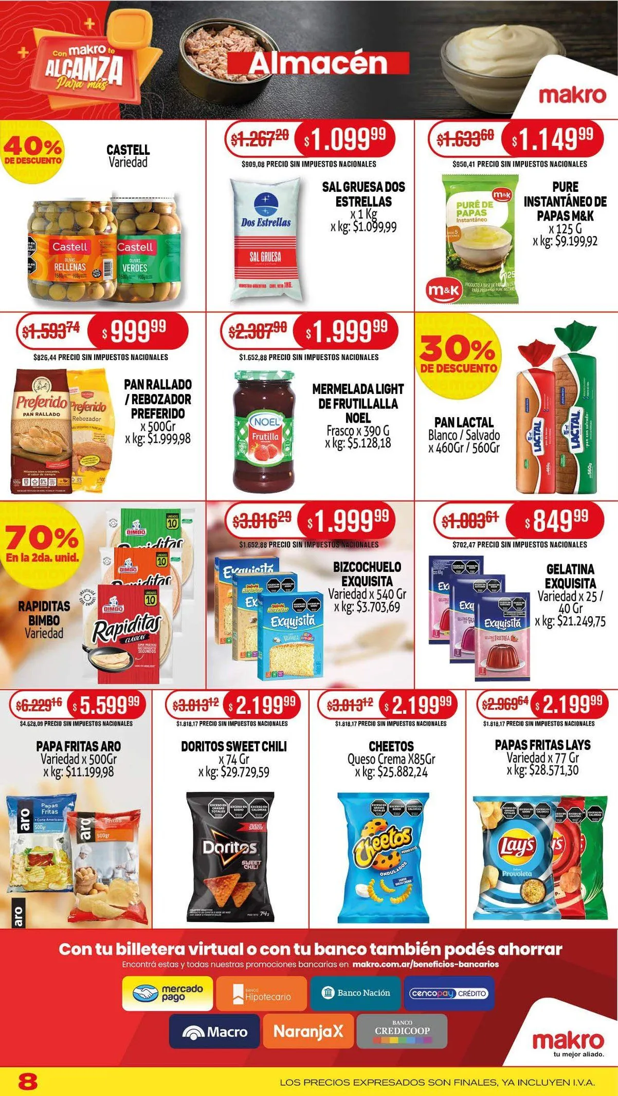 Ofertas de  Makro Ofertas 4 de septiembre al 11 de septiembre 2025 - Página 8 del catálogo
