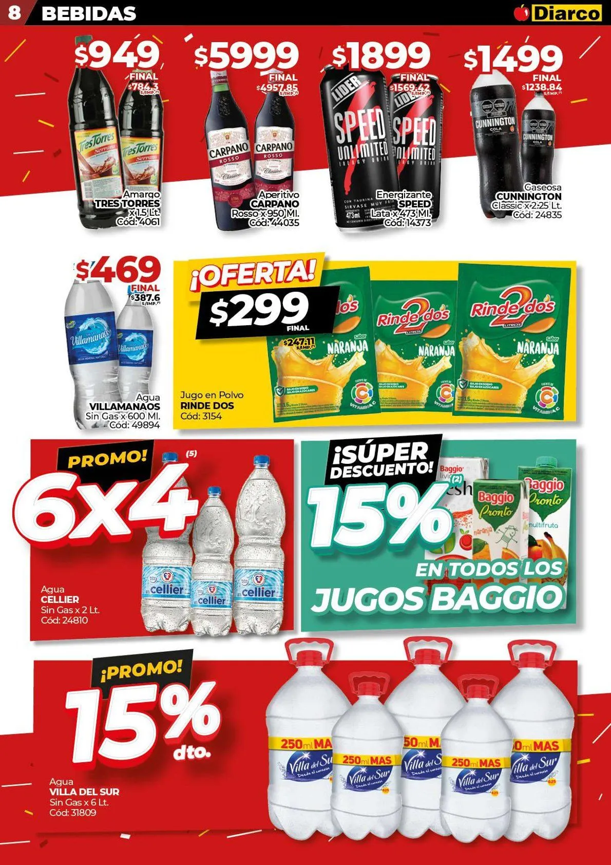 Ofertas de Diarco Ofertas de la semana 21 de julio al 25 de julio 2025 - Página 8 del catálogo
