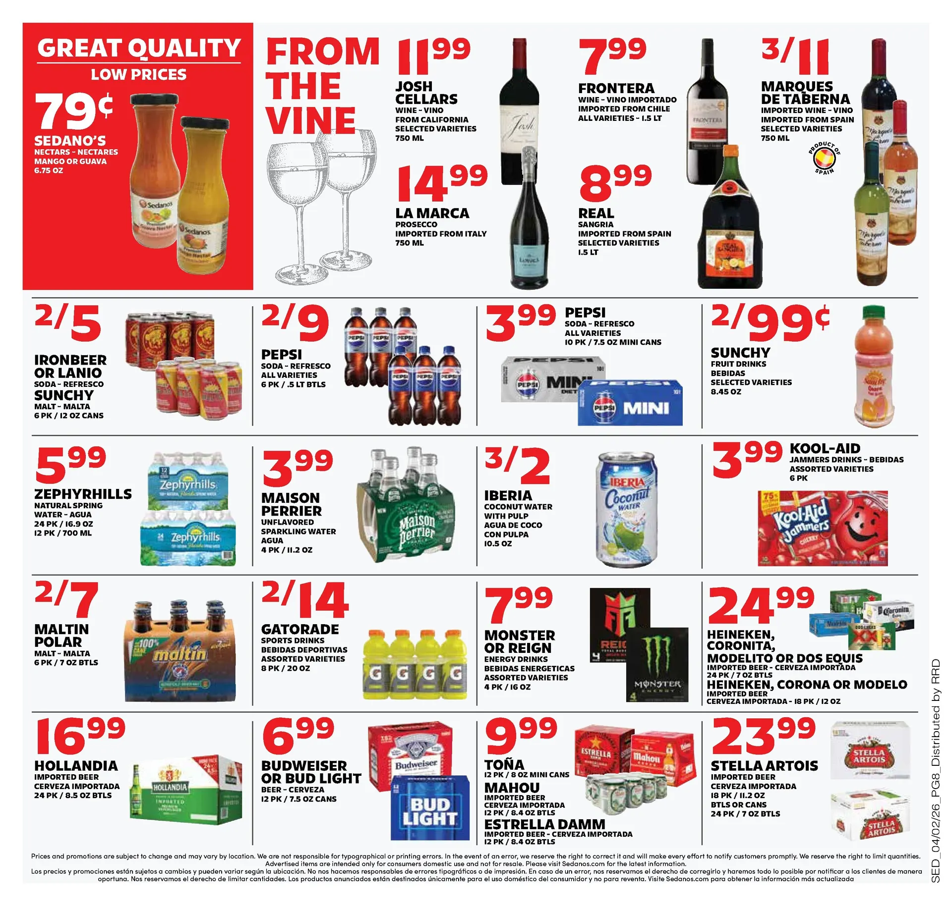 Weekly ad Sedano's Sales from April 1 to April 7 2026 - Page 8