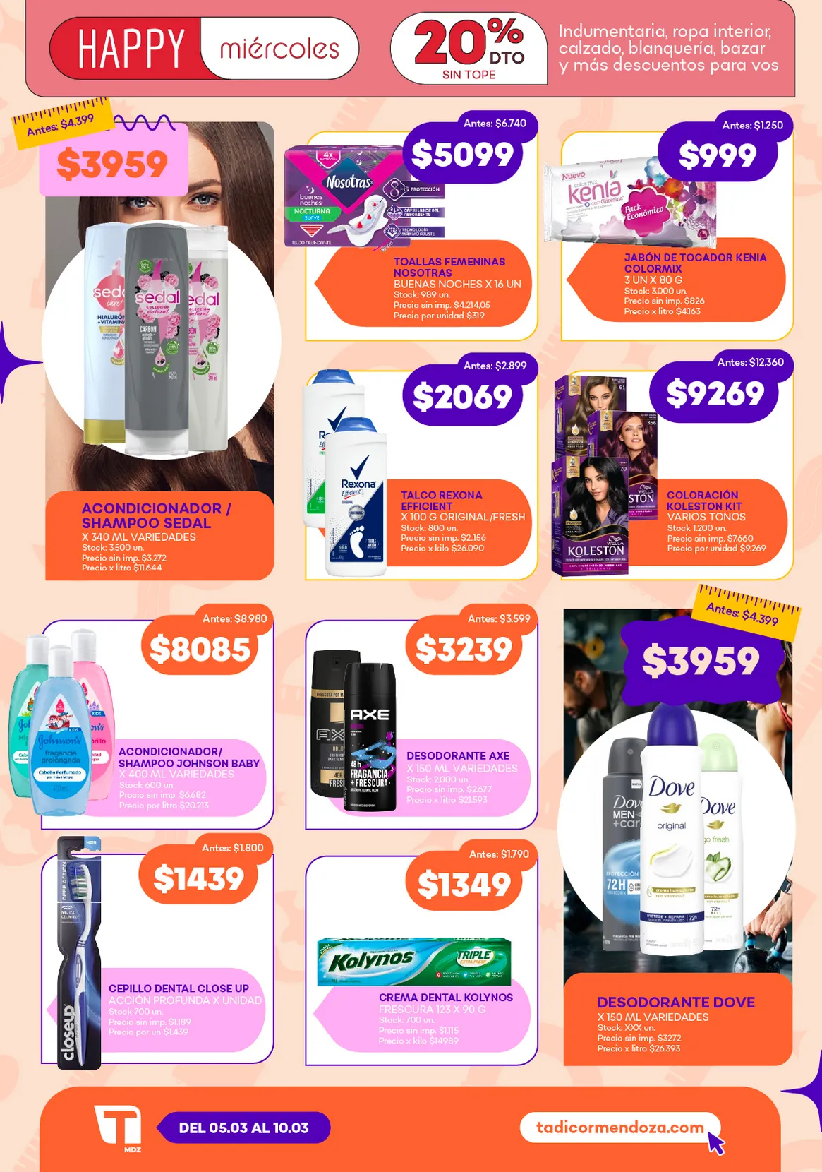 Ofertas de  Supermercados Tadicor Ofertas 5 de marzo al 10 de marzo 2026 - Página 8 del catálogo