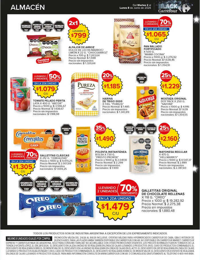 Ofertas de  CARREFOUR Ofertas 2 de junio al 8 de junio 2026 - Página 8 del catálogo